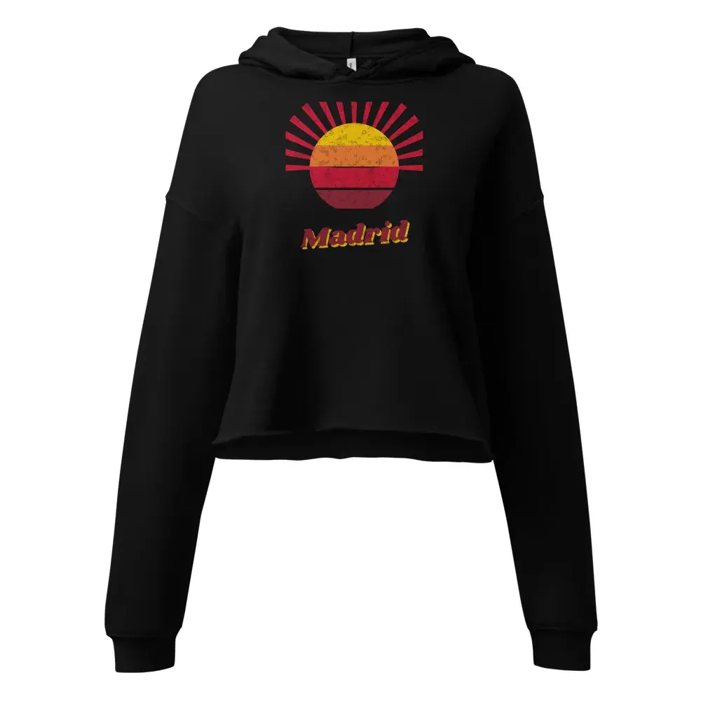 Madrid · Postal — Sudadera corta de mujer