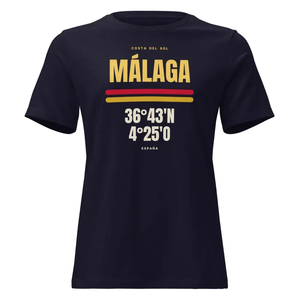 Málaga · Cartel — Camiseta de mujer