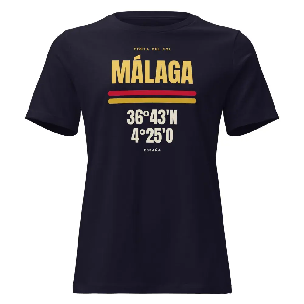 Málaga · Cartel — Camiseta de mujer