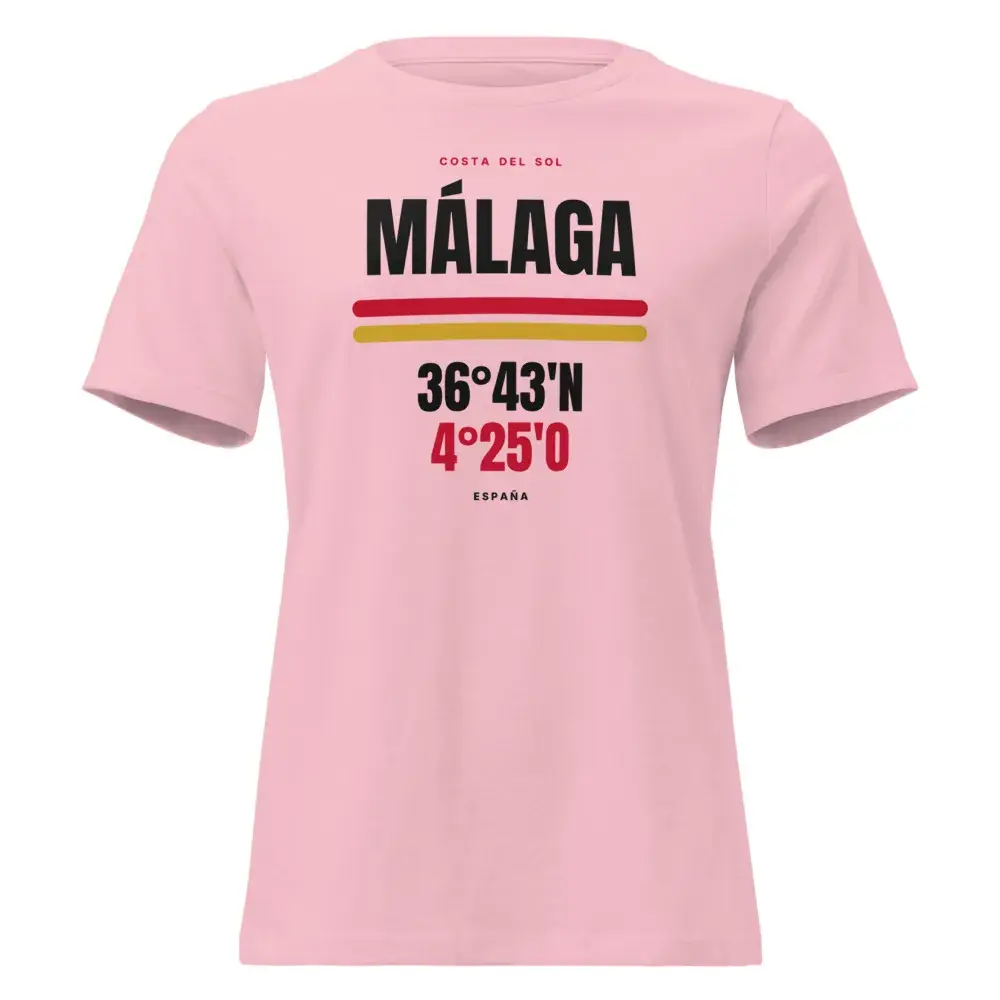 Málaga · Cartel (claro) — Camiseta de mujer