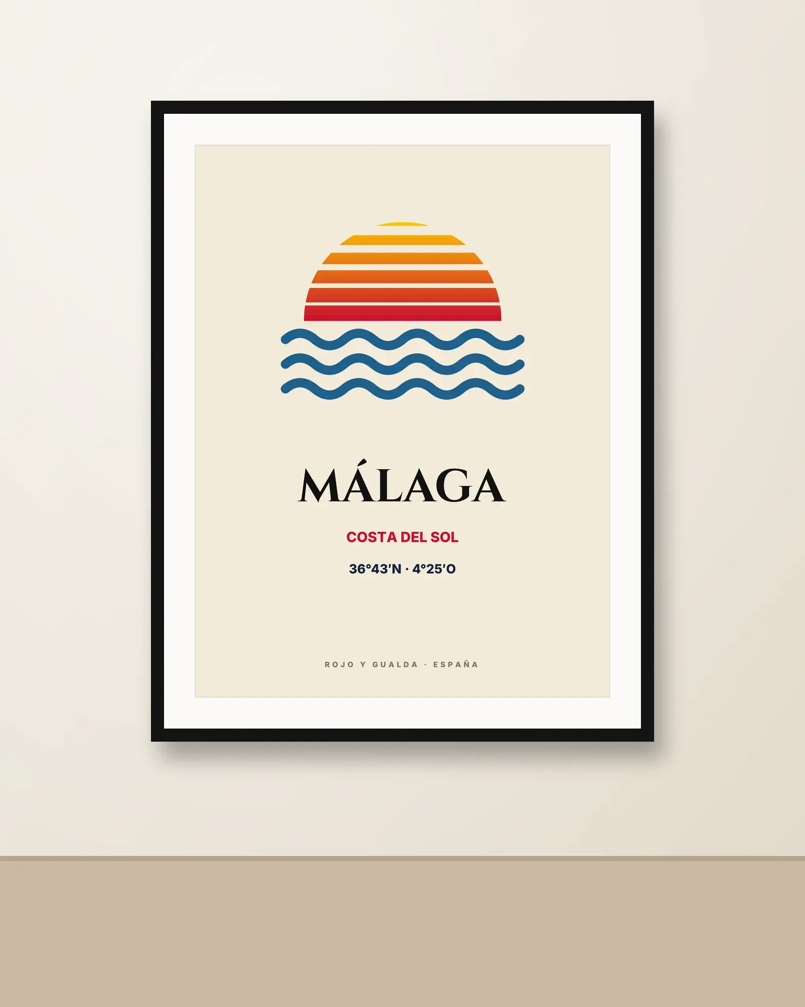 Málaga — Póster — en la pared