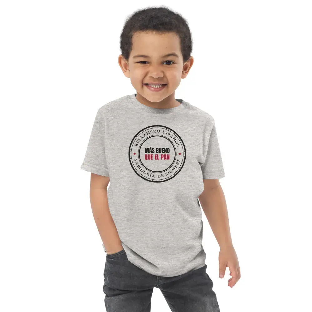 «Más bueno que el pan» — Camiseta de peque