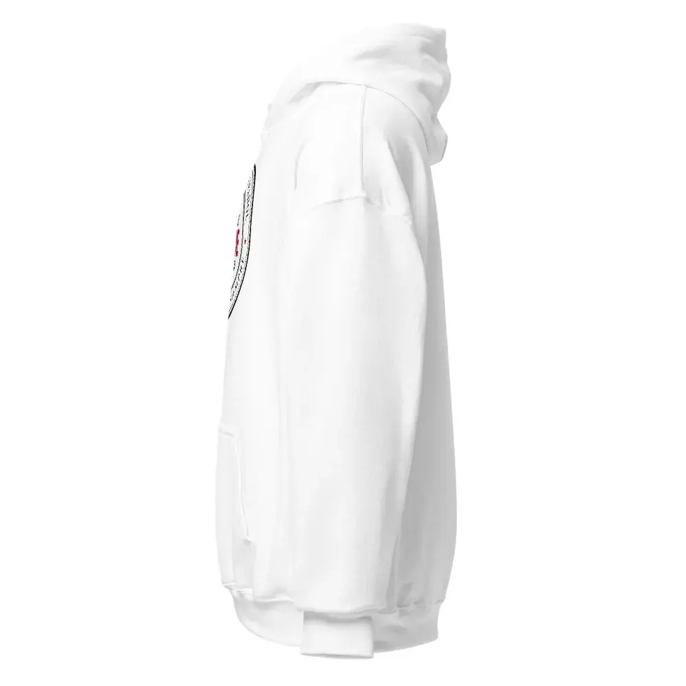 «Más vale tarde que nunca» — Sudadera con capucha — White — Left