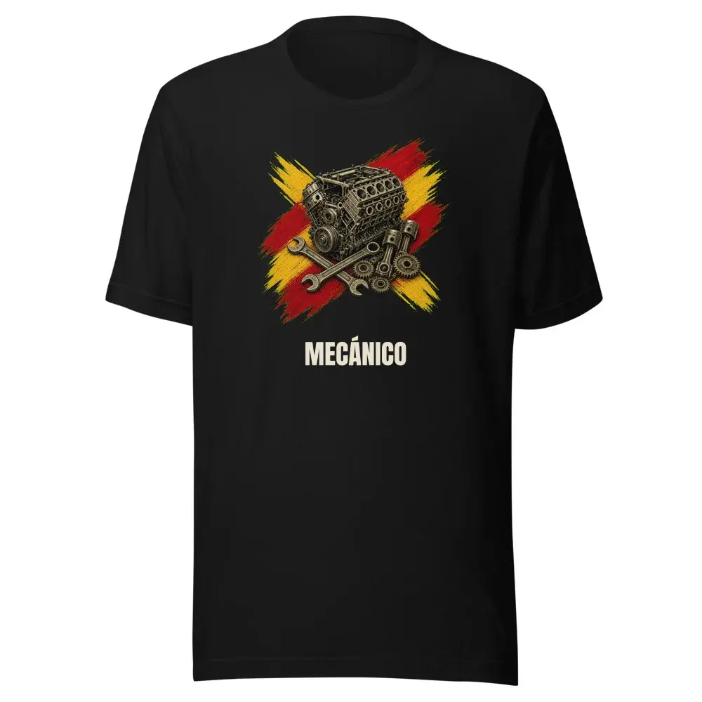 Mecánica · Arte — Camiseta — Black