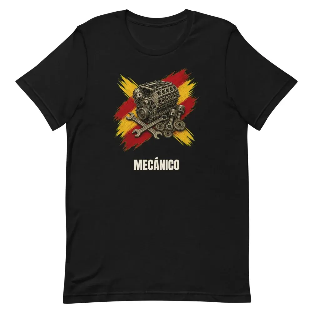 Mecánica · Arte — Camiseta — Black — Front