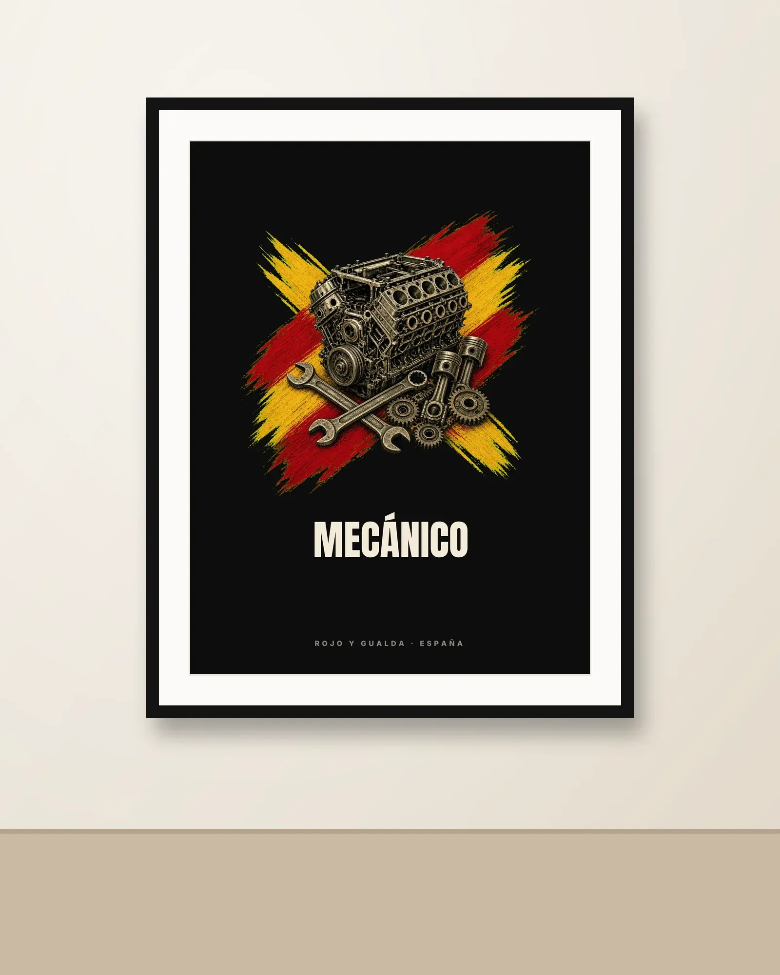 Mecánica · Arte — Póster — en la pared