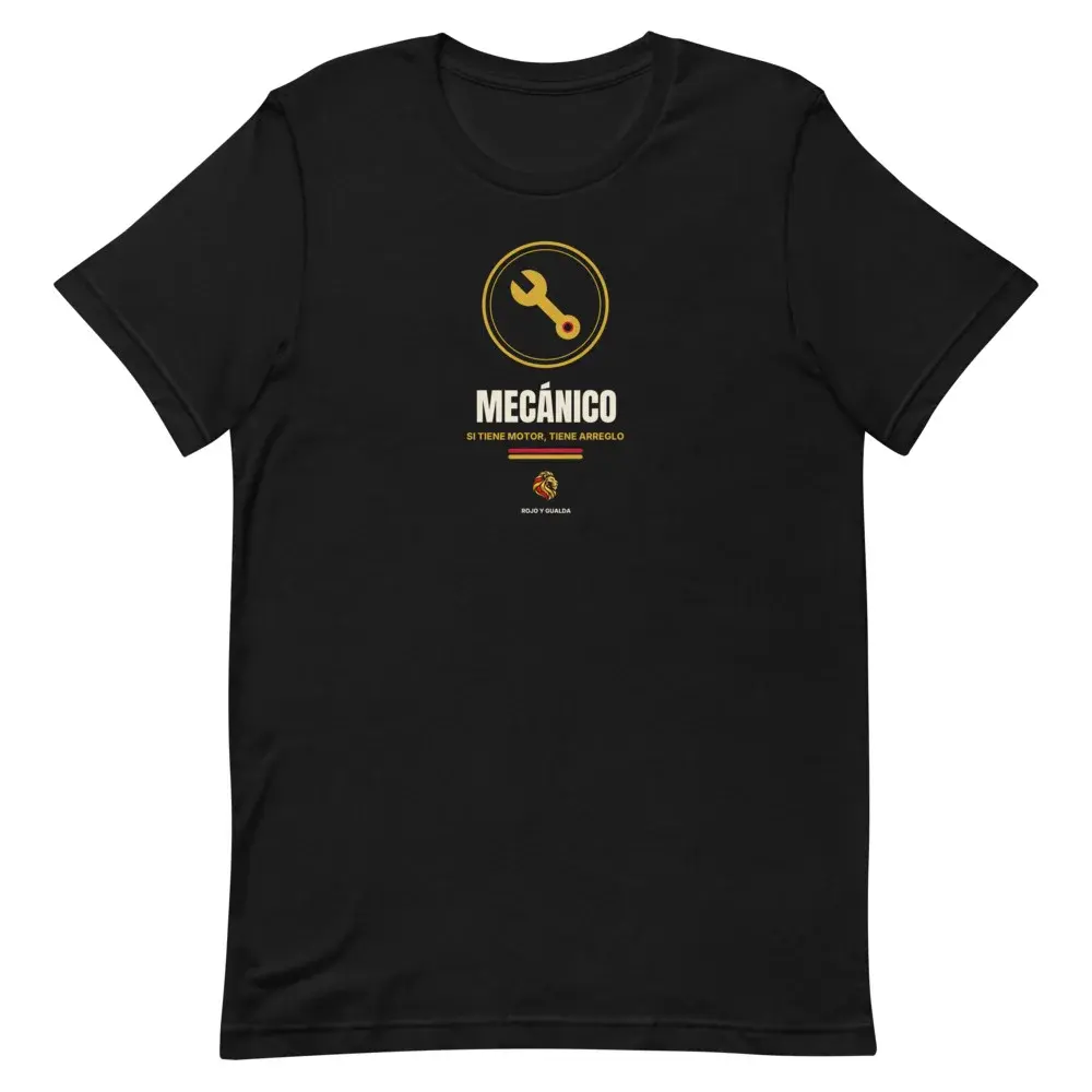Mecánica — Camiseta — Black — Front