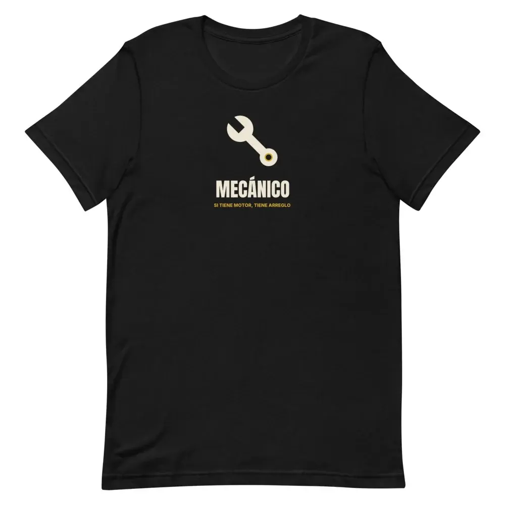 Mecánica Minimal — Camiseta — Black — Front