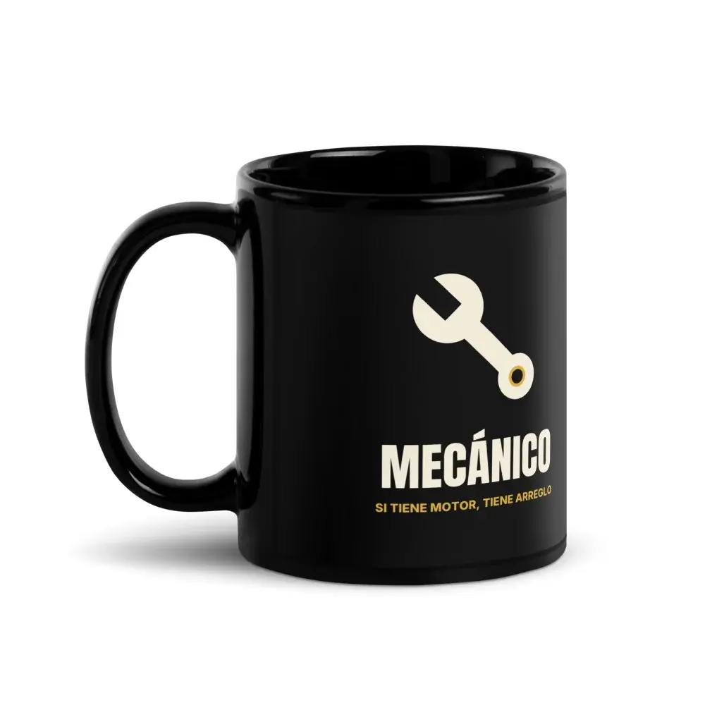 Mecánica Minimal — Taza — Black
