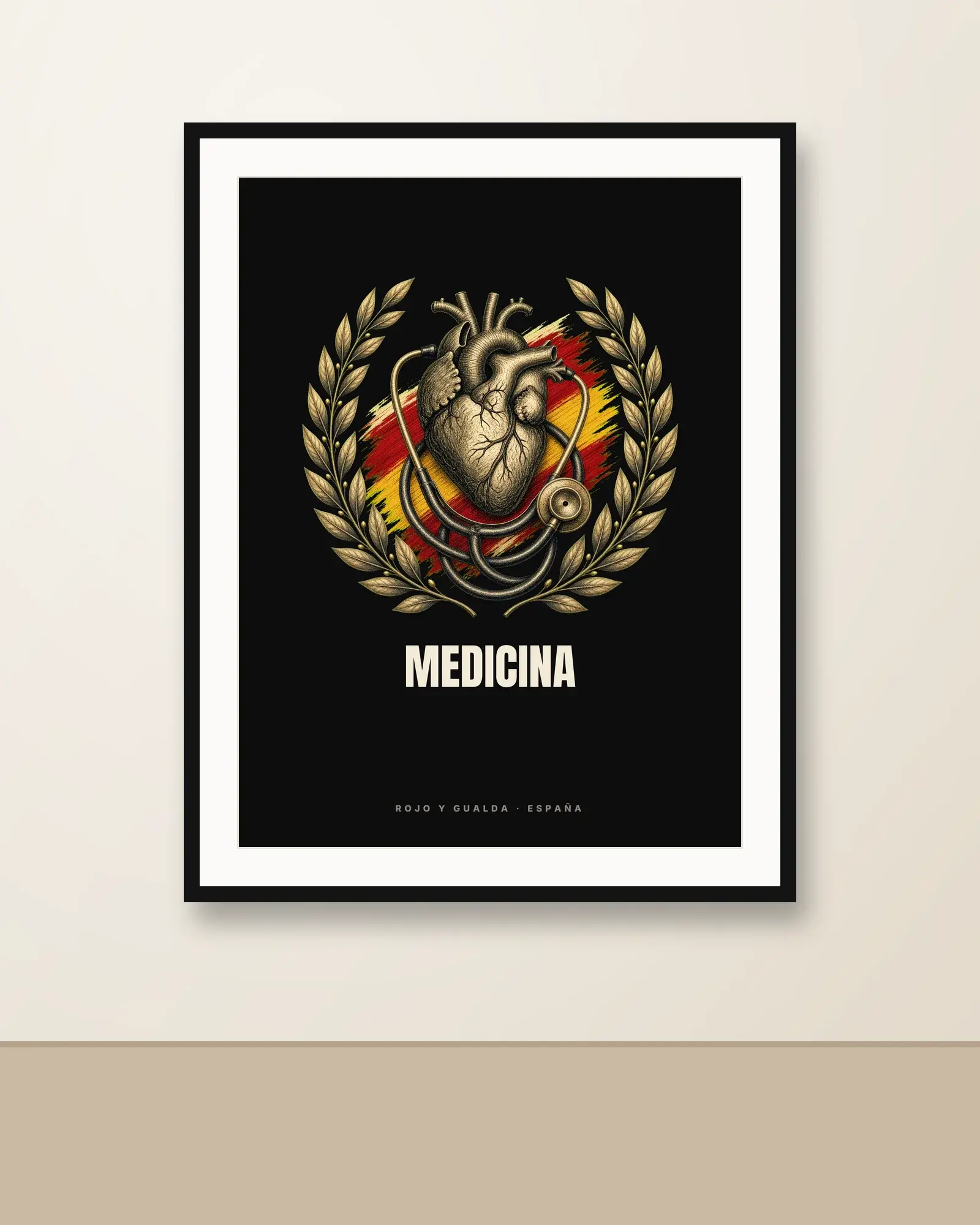 Medicina · Arte — Póster — en la pared