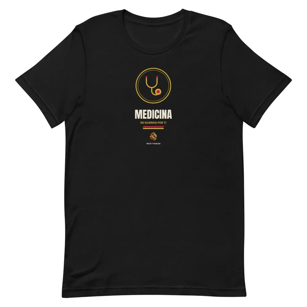 Medicina — Camiseta — Black — Front