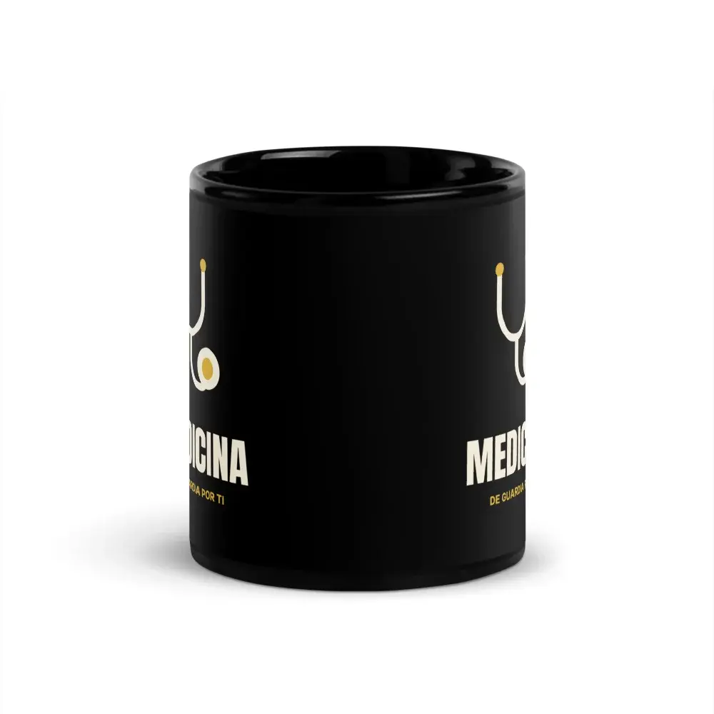 Medicina Minimal — Taza — Black — Front