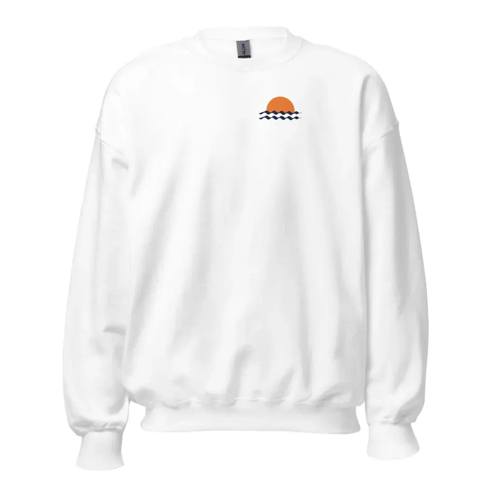 Mediterráneo a la Espalda — Sudadera — White