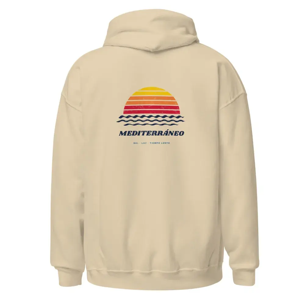 Mediterráneo a la Espalda — Sudadera con capucha