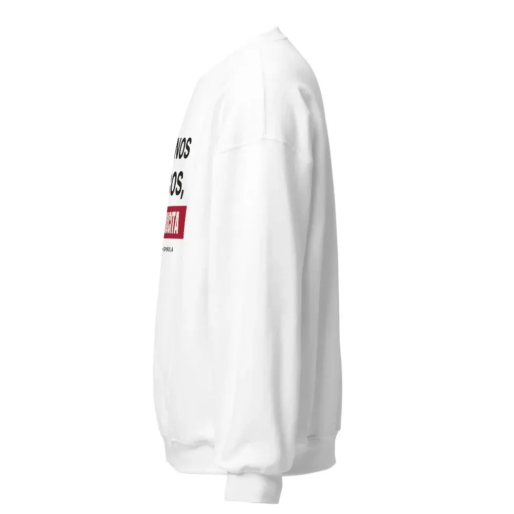 «Menos lobos, Caperucita» — Sudadera — White — Left