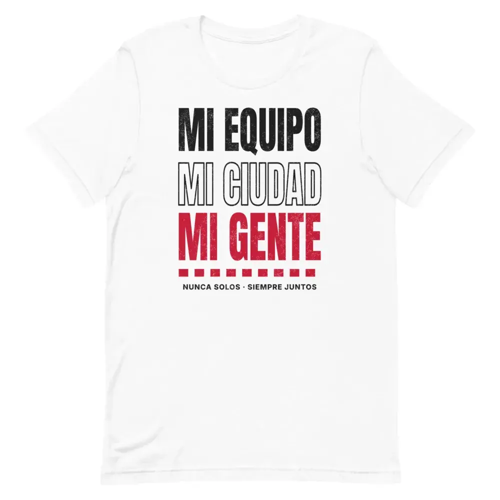 Mi Equipo, Mi Ciudad · Día — Camiseta — White — Front
