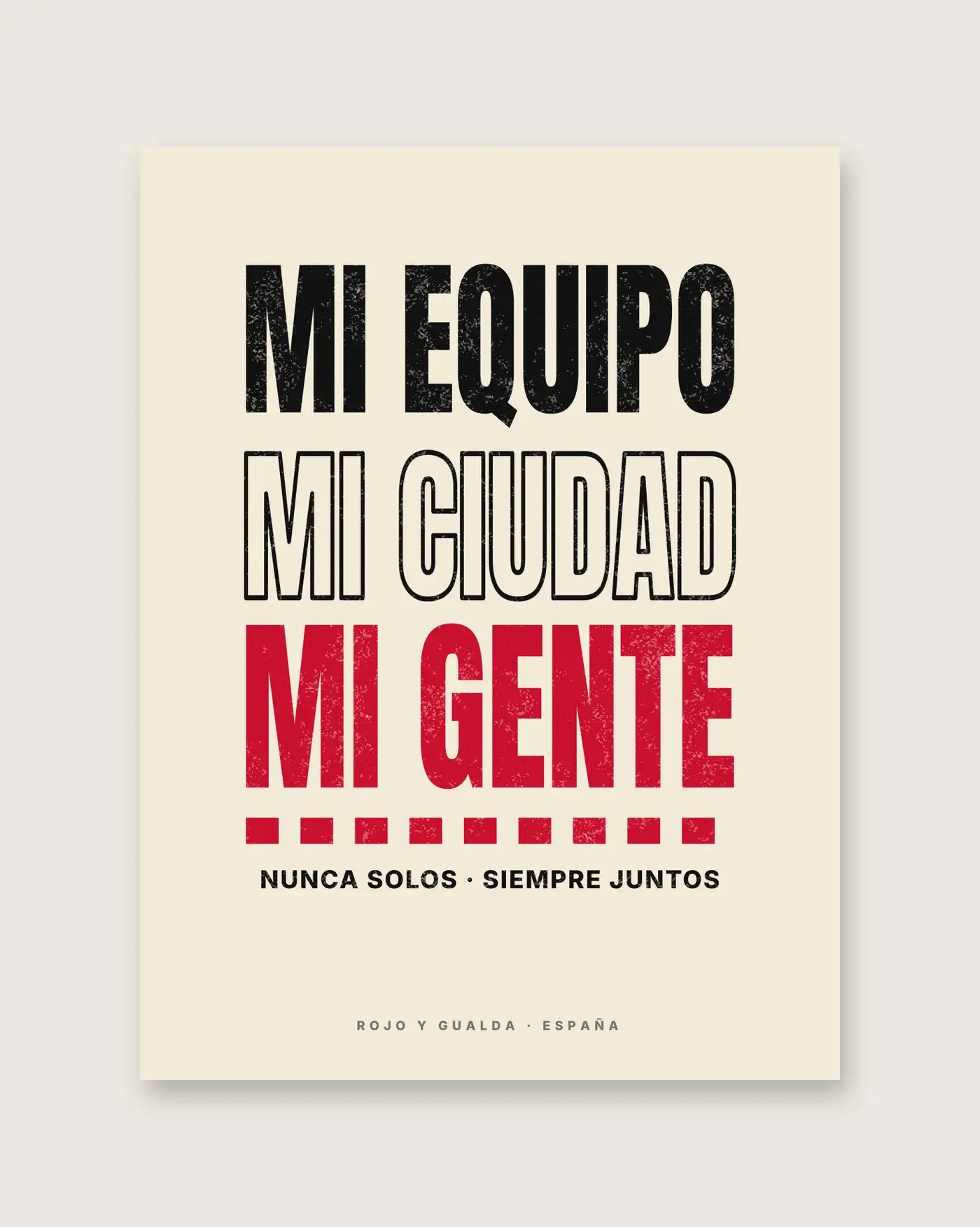 Mi Equipo, Mi Ciudad · Día — Póster — detalle