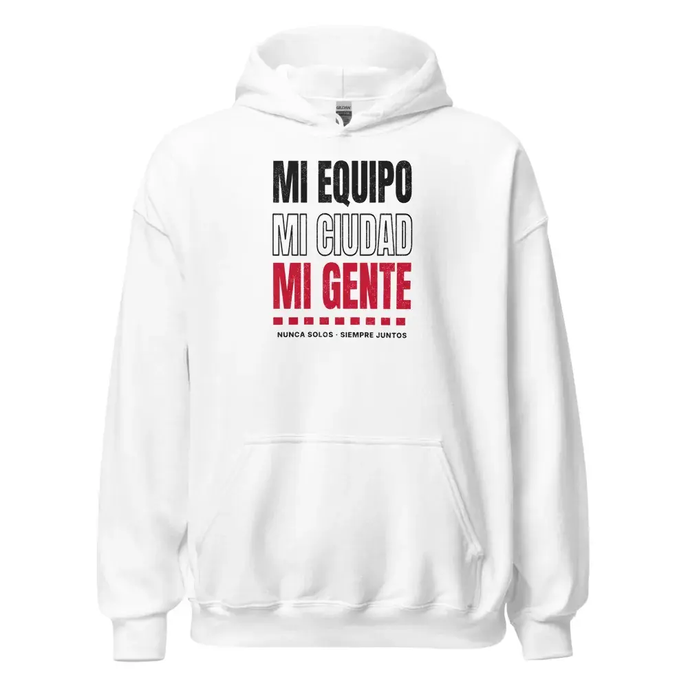 Mi Equipo, Mi Ciudad · Día — Sudadera con capucha — White