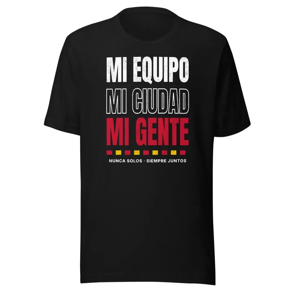 Mi Equipo, Mi Ciudad · Noche — Camiseta — Black