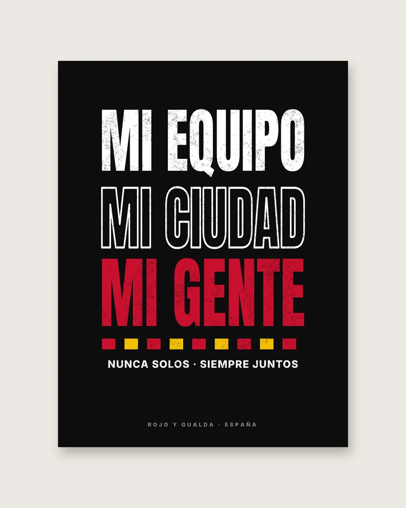 Mi Equipo, Mi Ciudad · Noche — Póster — detalle