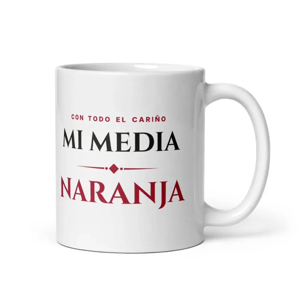 «Mi media naranja» — Taza