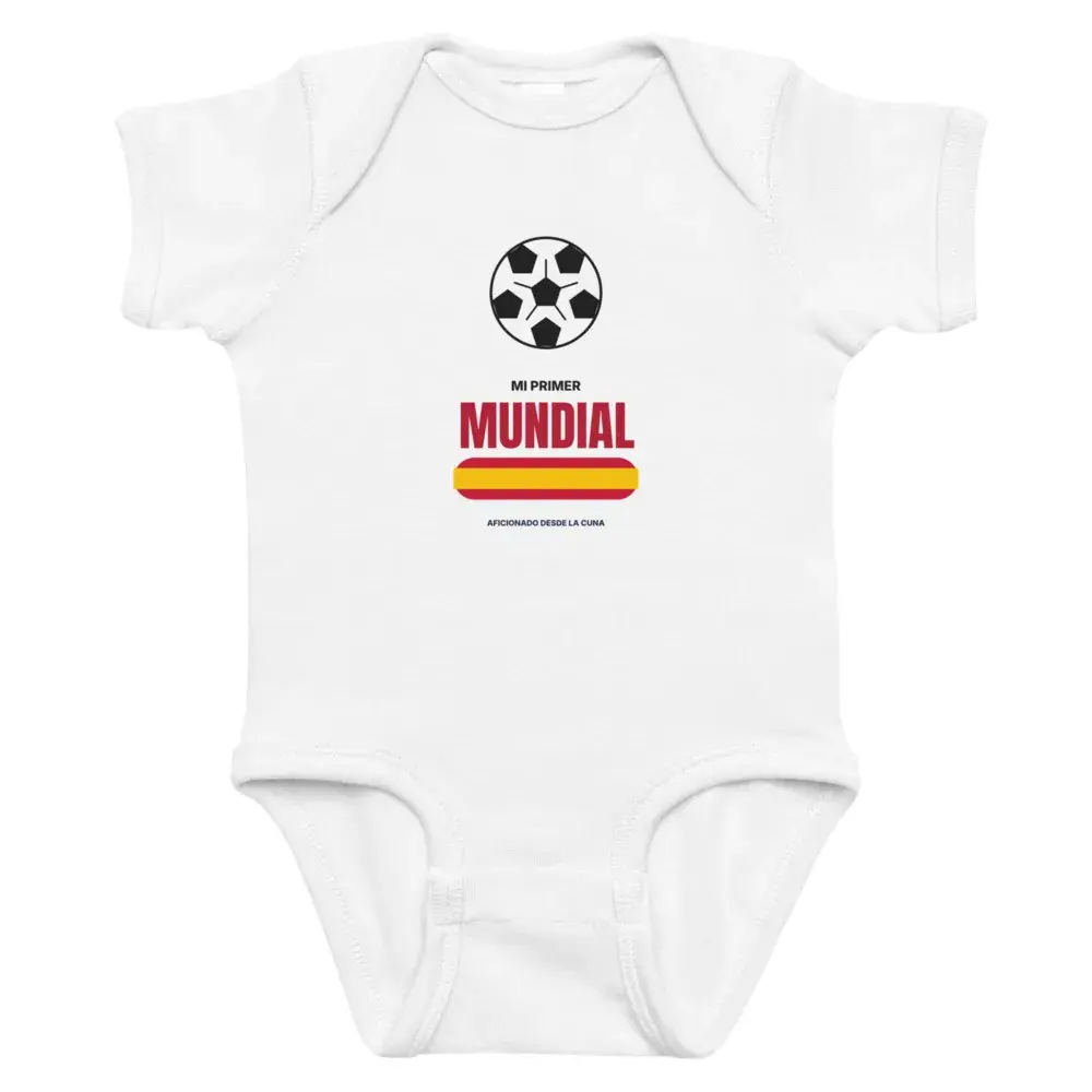 Mi Primer Mundial — Body de bebé — White — Front