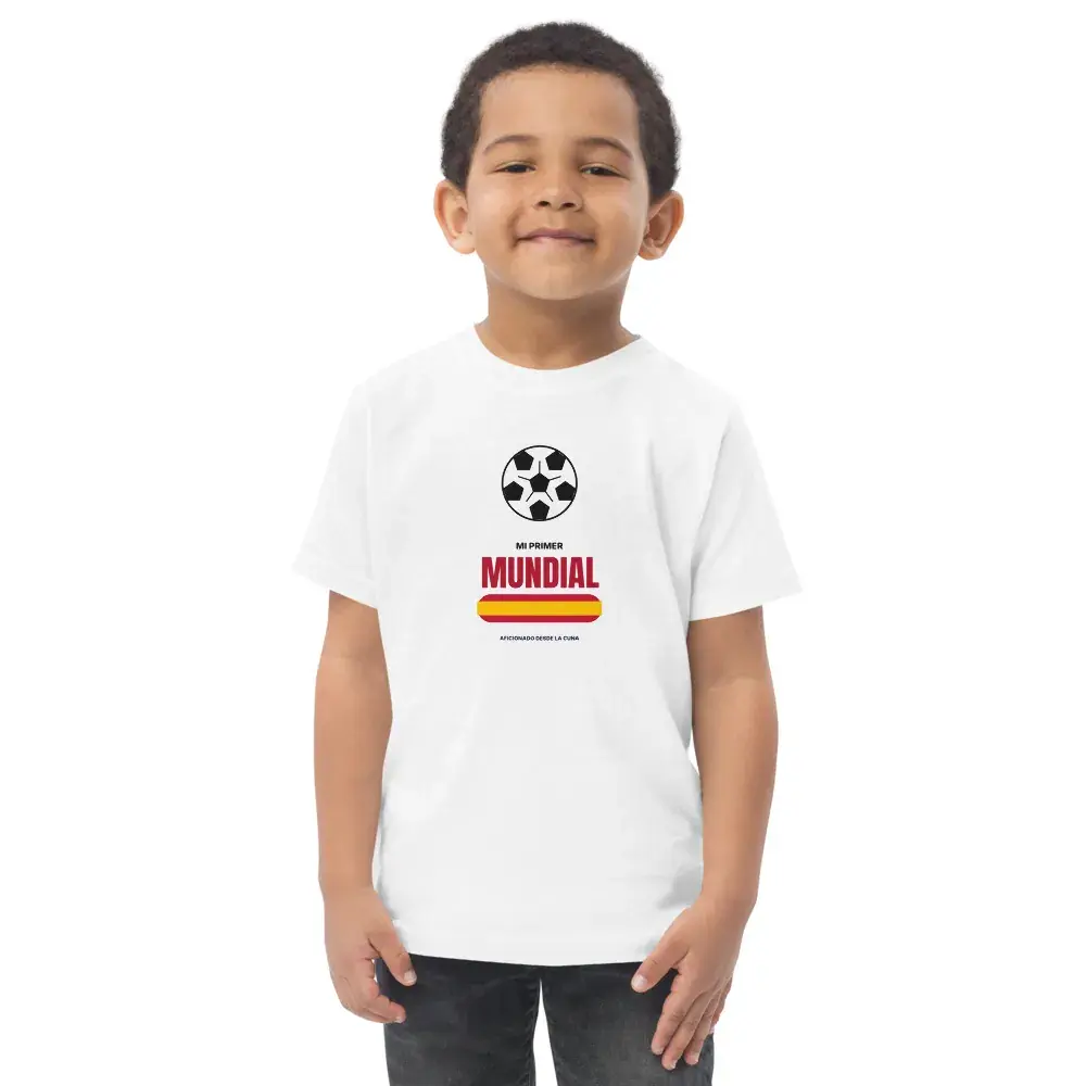 Mi Primer Mundial — Camiseta de peque — White