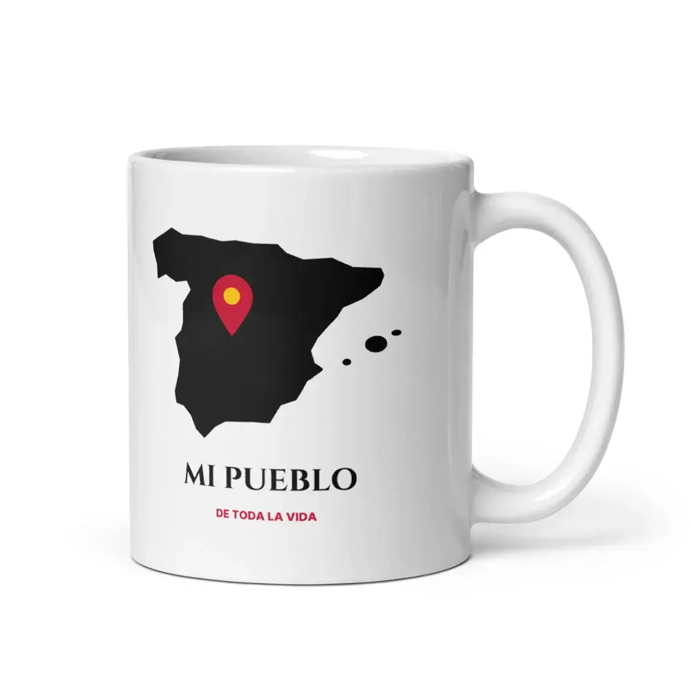 Mi Pueblo — Taza — White