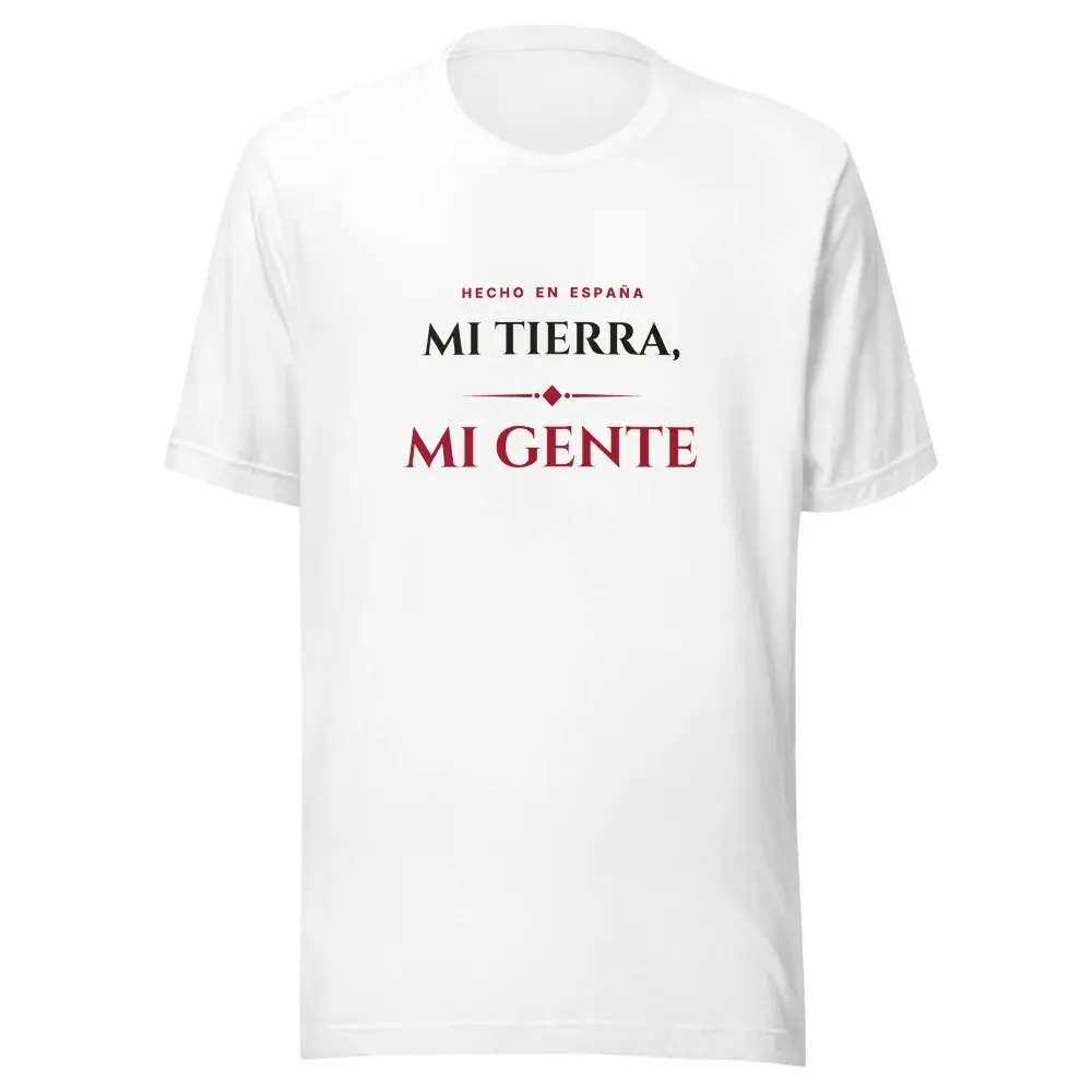 «Mi tierra, mi gente» — Camiseta — White