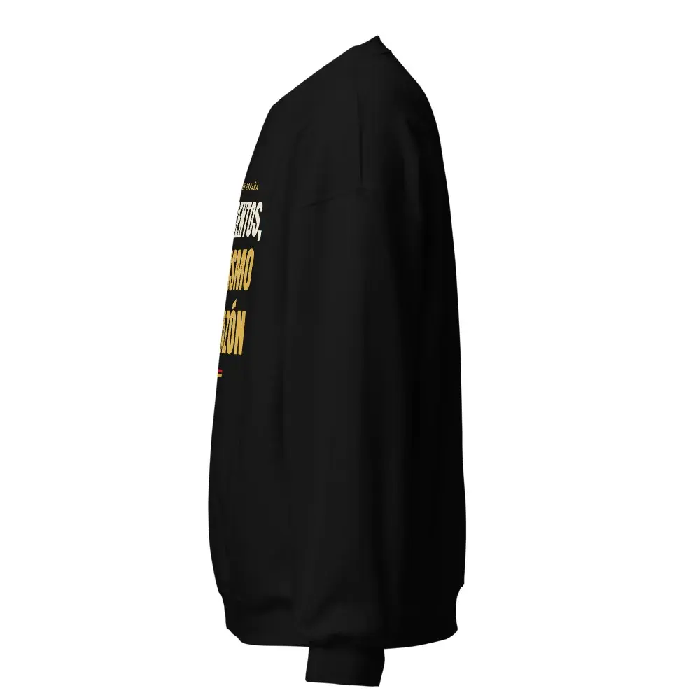 «Mil acentos, un mismo corazón» · Noche — Sudadera — Black — Left