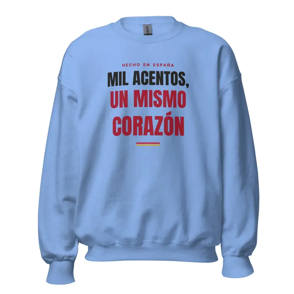 «Mil acentos, un mismo corazón» — Sudadera