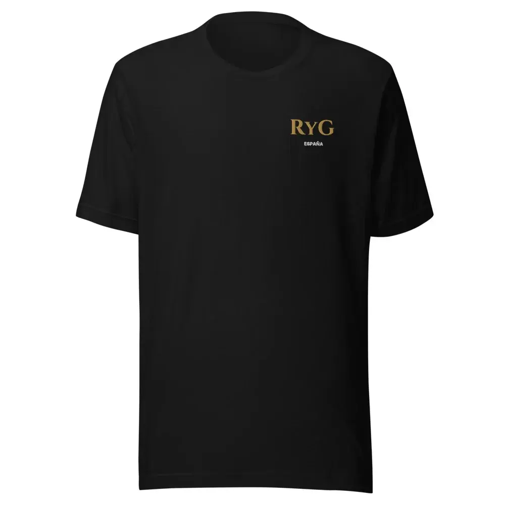 Monograma RyG — Camiseta bordada — Black