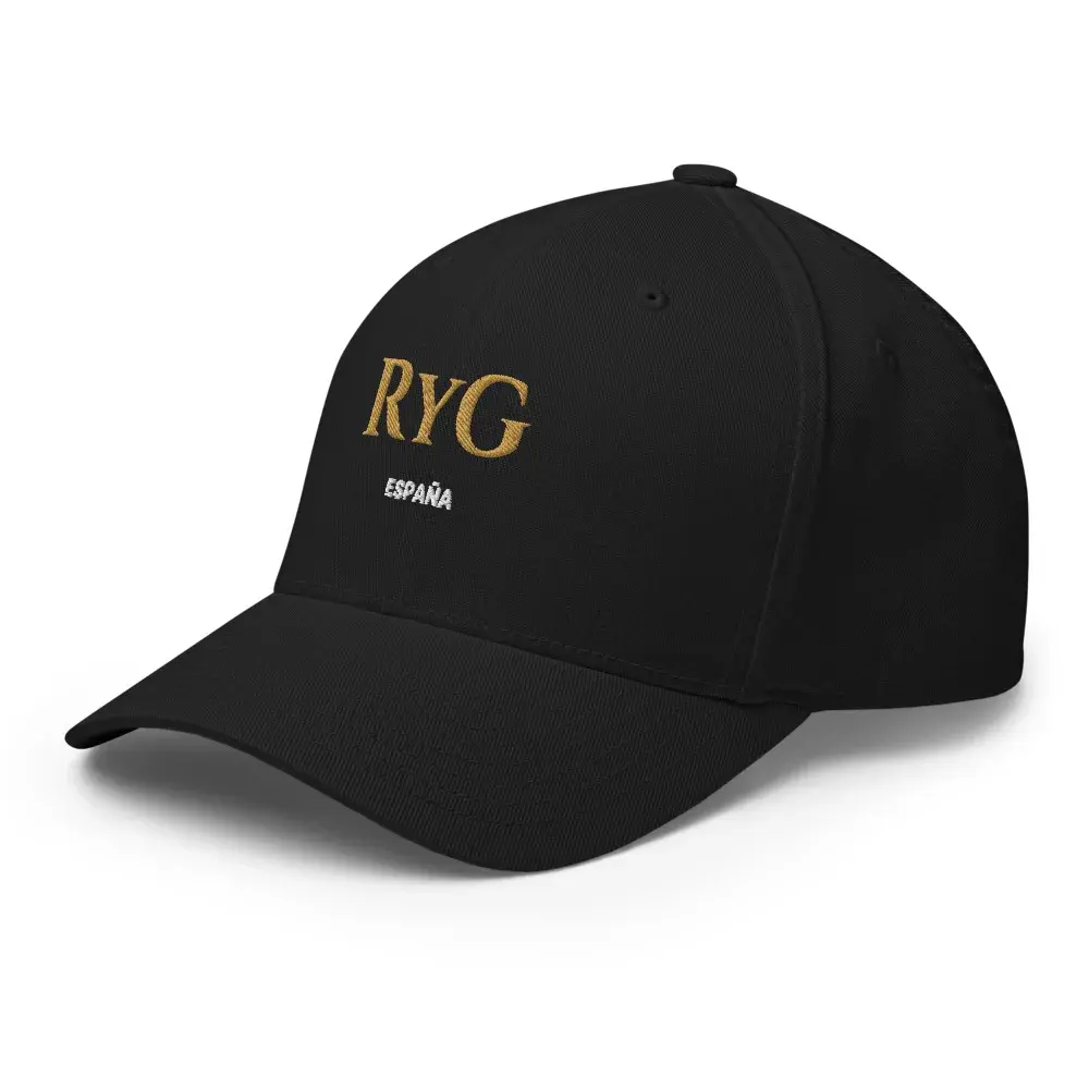 Monograma RyG — Gorra bordada — Black — Left Front