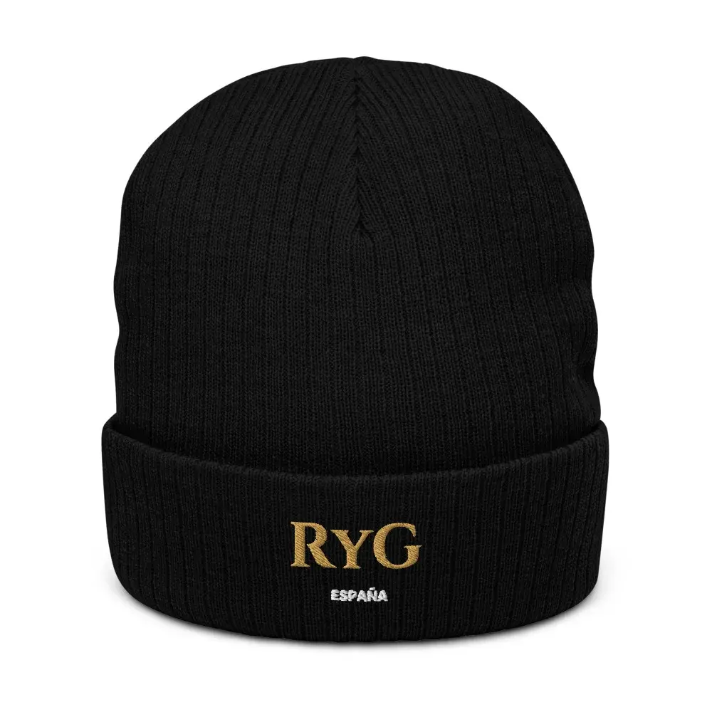 Monograma RyG — Gorro bordado — Black