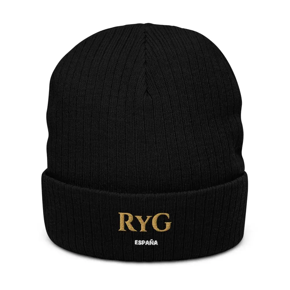 Monograma RyG — Gorro bordado — Black
