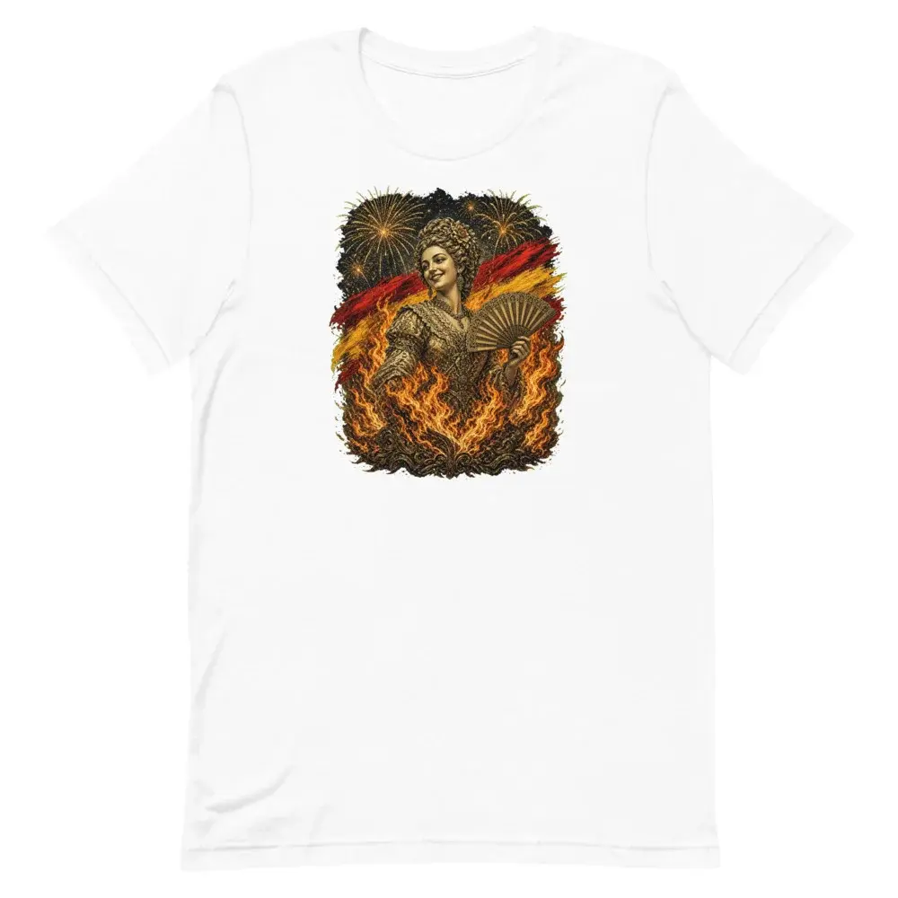 Nit de Foc · Arte — Camiseta — White — Front