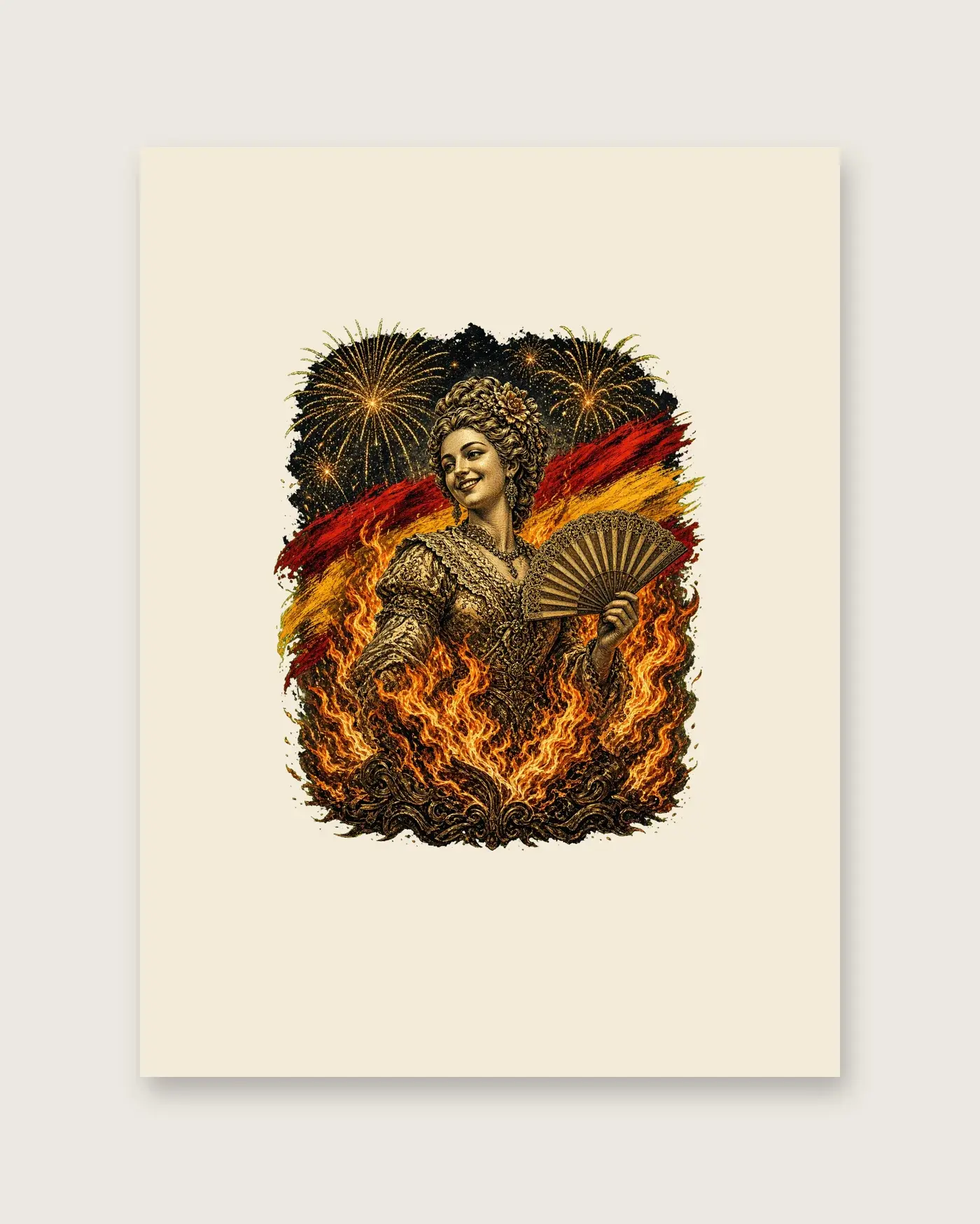 Nit de Foc · Arte — Lienzo — detalle