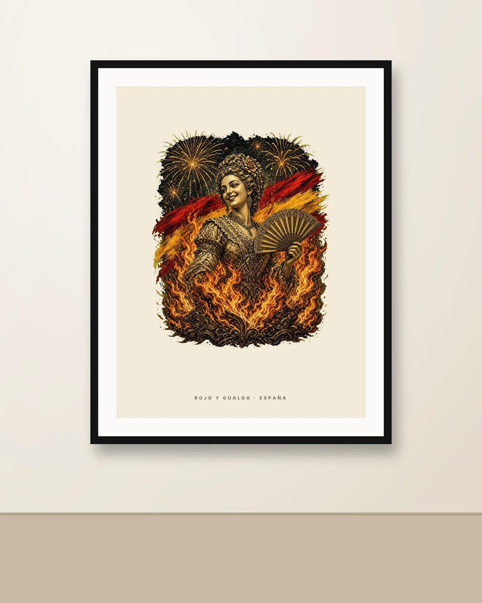 Nit de Foc · Arte — Póster