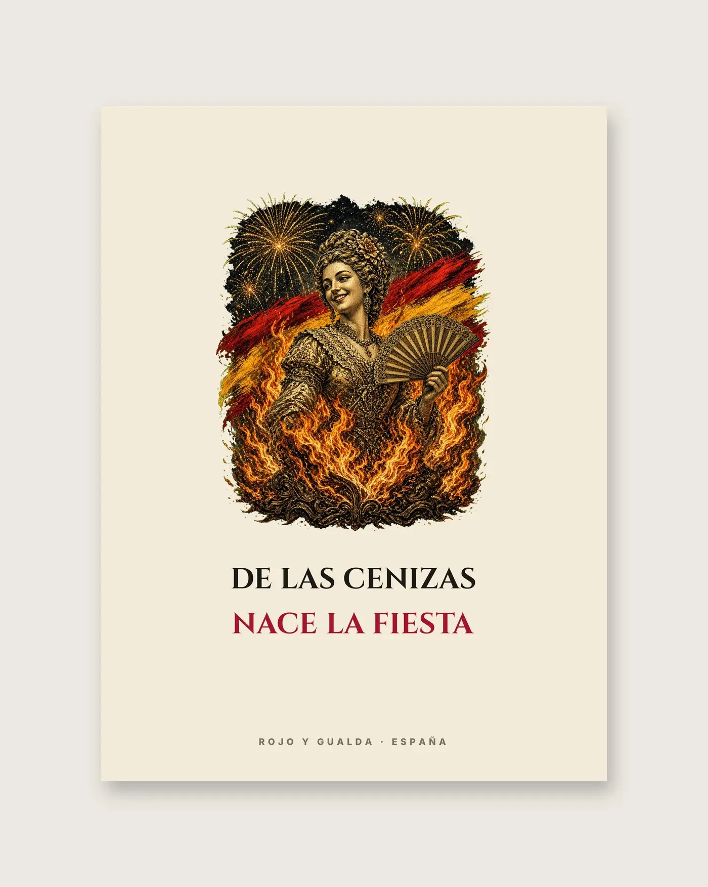 Nit de Foc · Frase — Póster — detalle