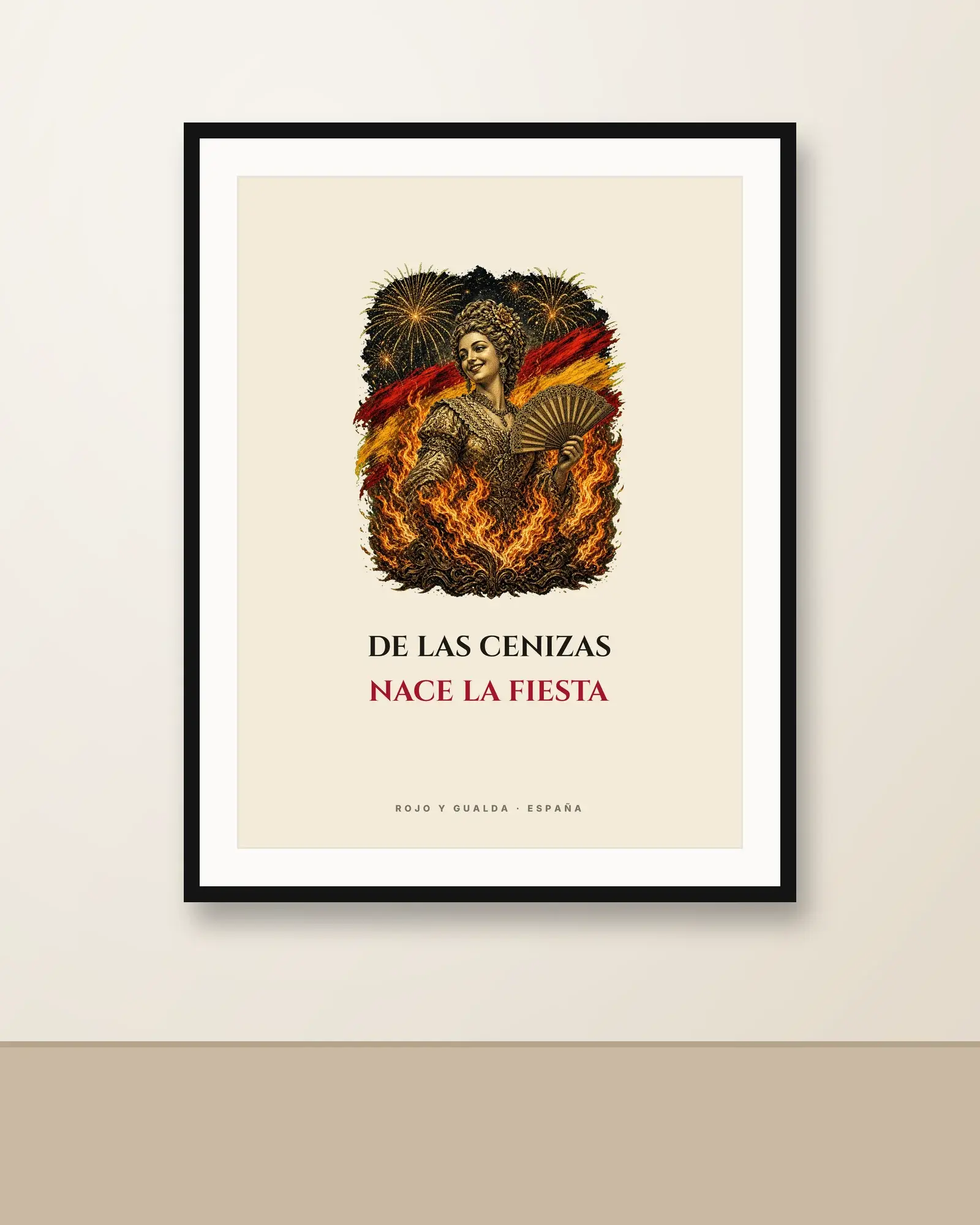 Nit de Foc · Frase — Póster
