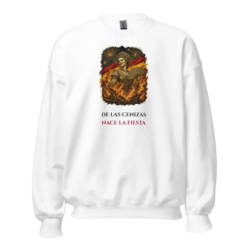 Nit de Foc · Frase — Sudadera — White