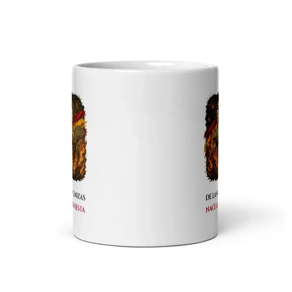 Nit de Foc · Frase — Taza — White — Front view