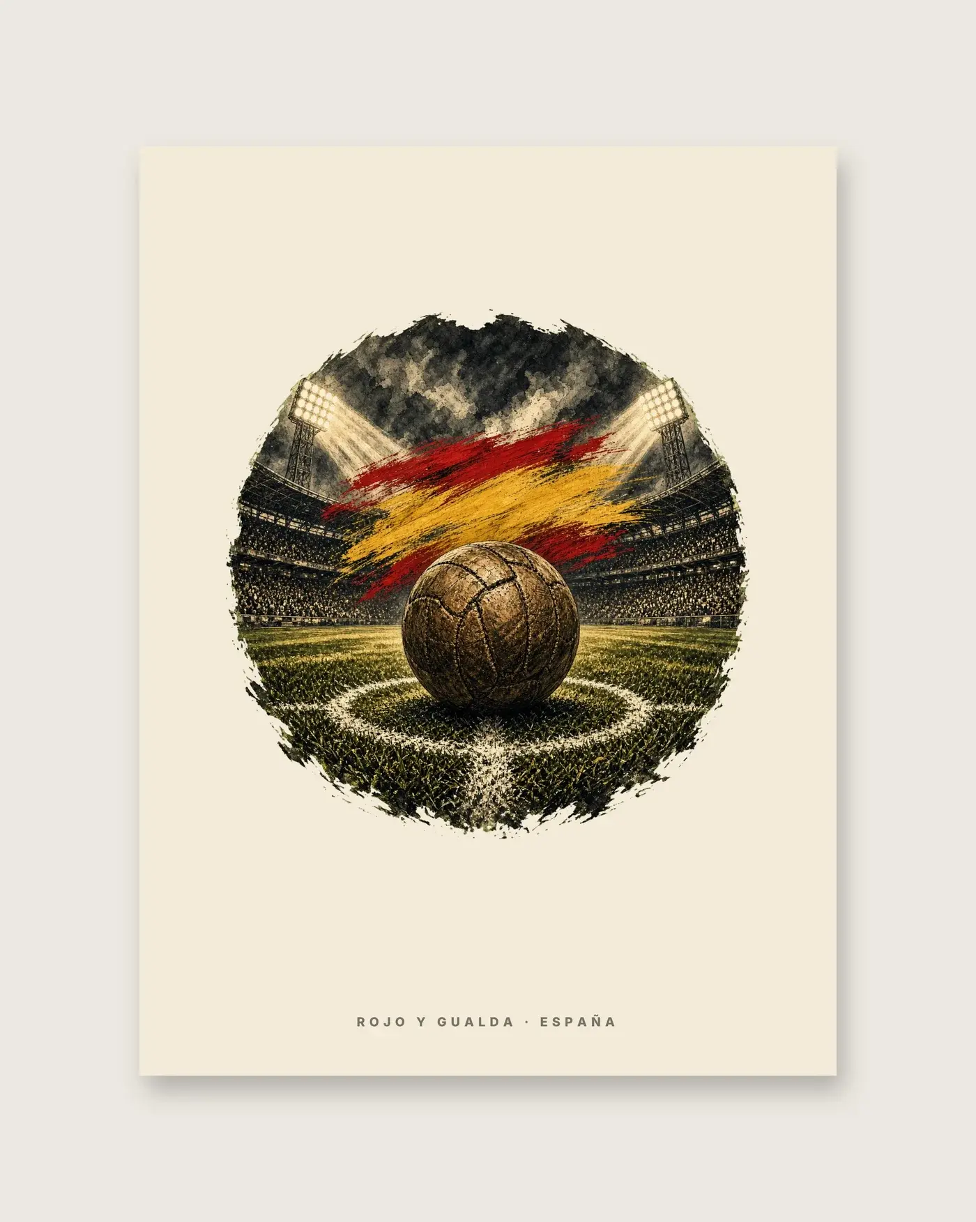 Noche de Estadio · Arte — Póster — detalle