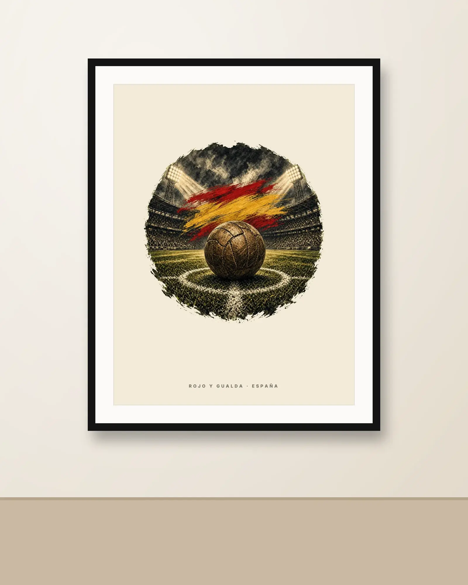 Noche de Estadio · Arte — Póster