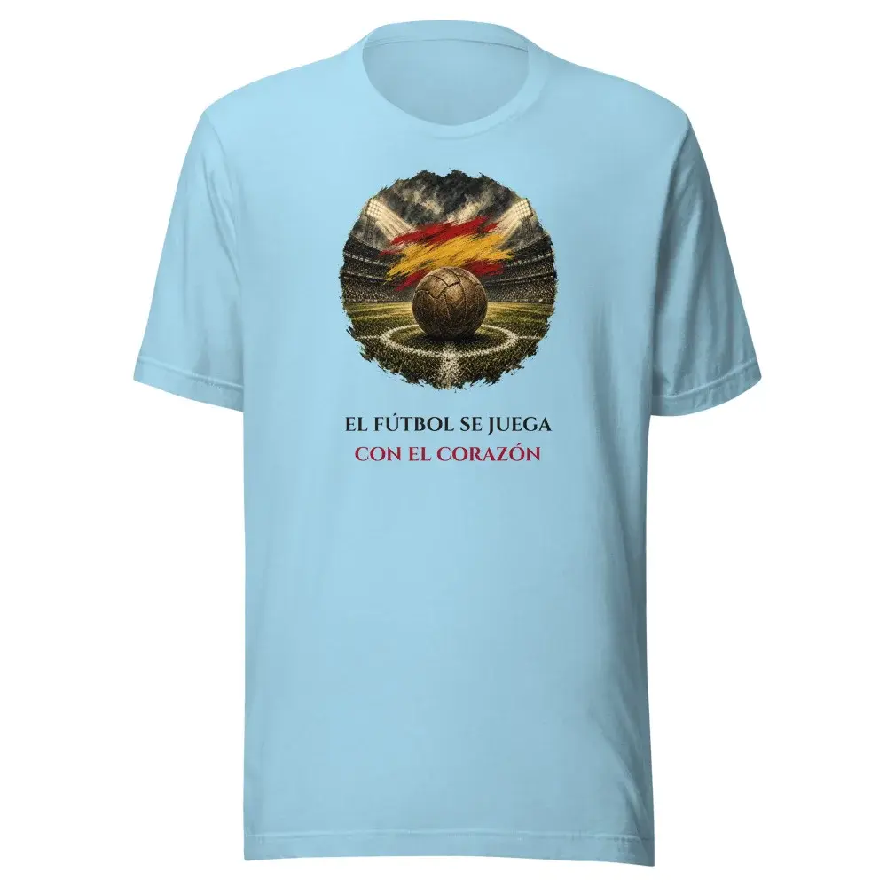 Noche de Estadio · Frase — Camiseta — Ocean Blue