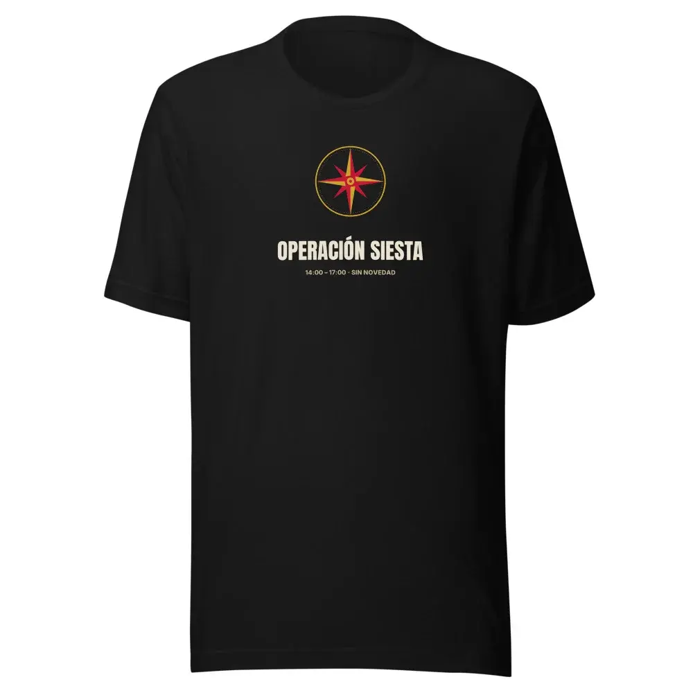 Operación Siesta — Camiseta — Black