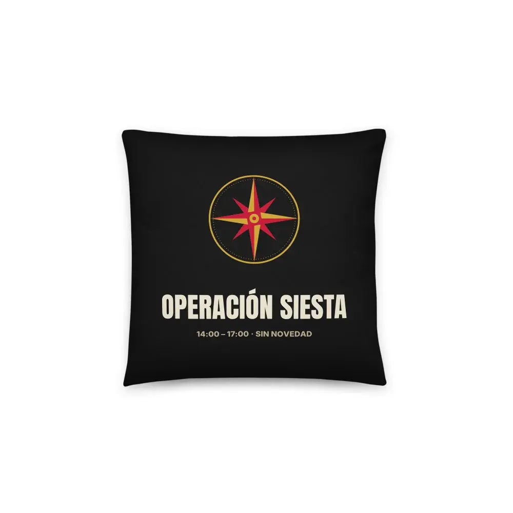 Operación Siesta — Cojín