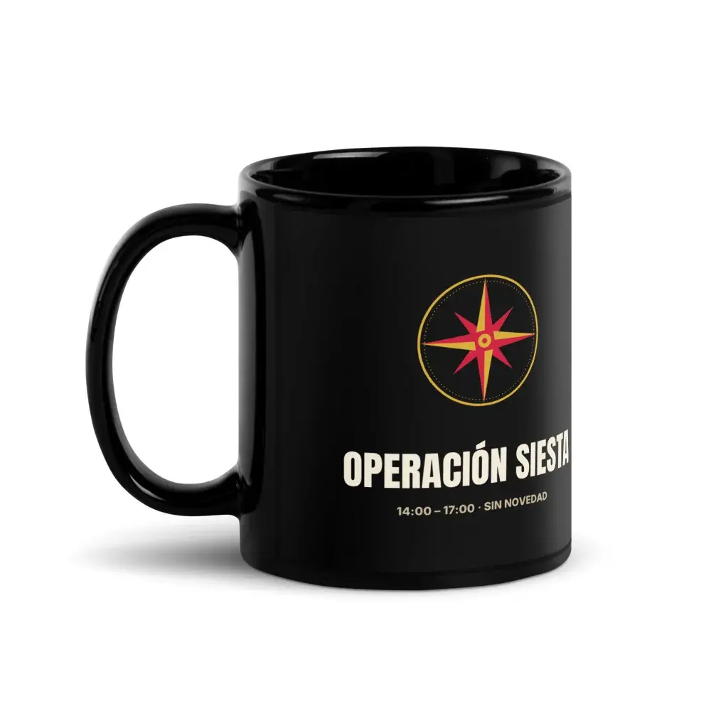 Operación Siesta — Taza — Black