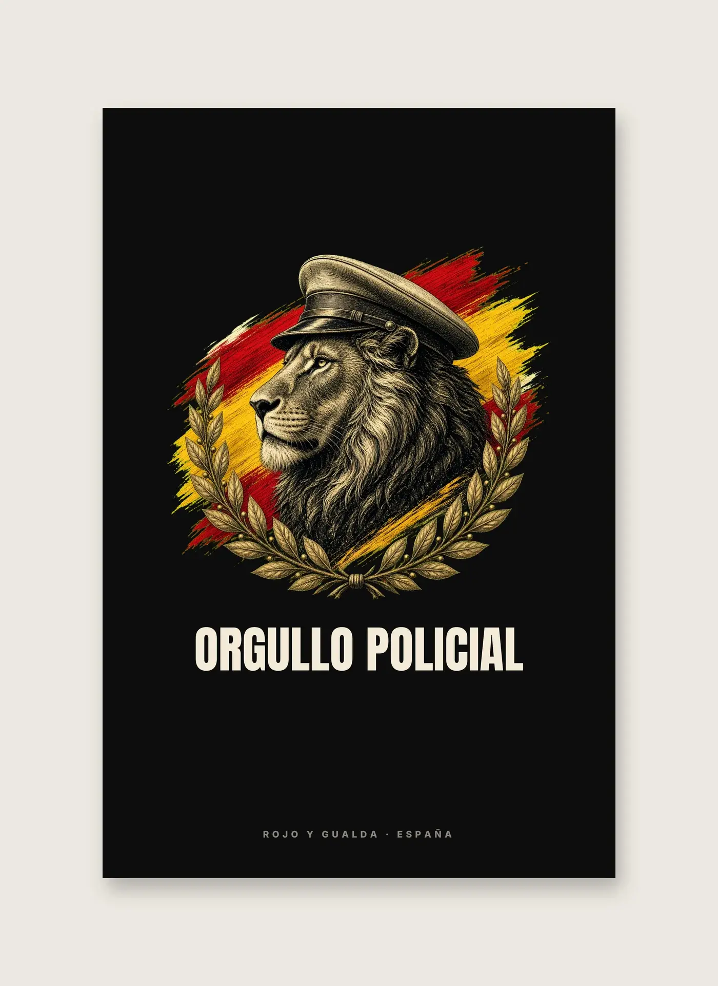 Orgullo Policial · Arte — Lámina enmarcada — detalle