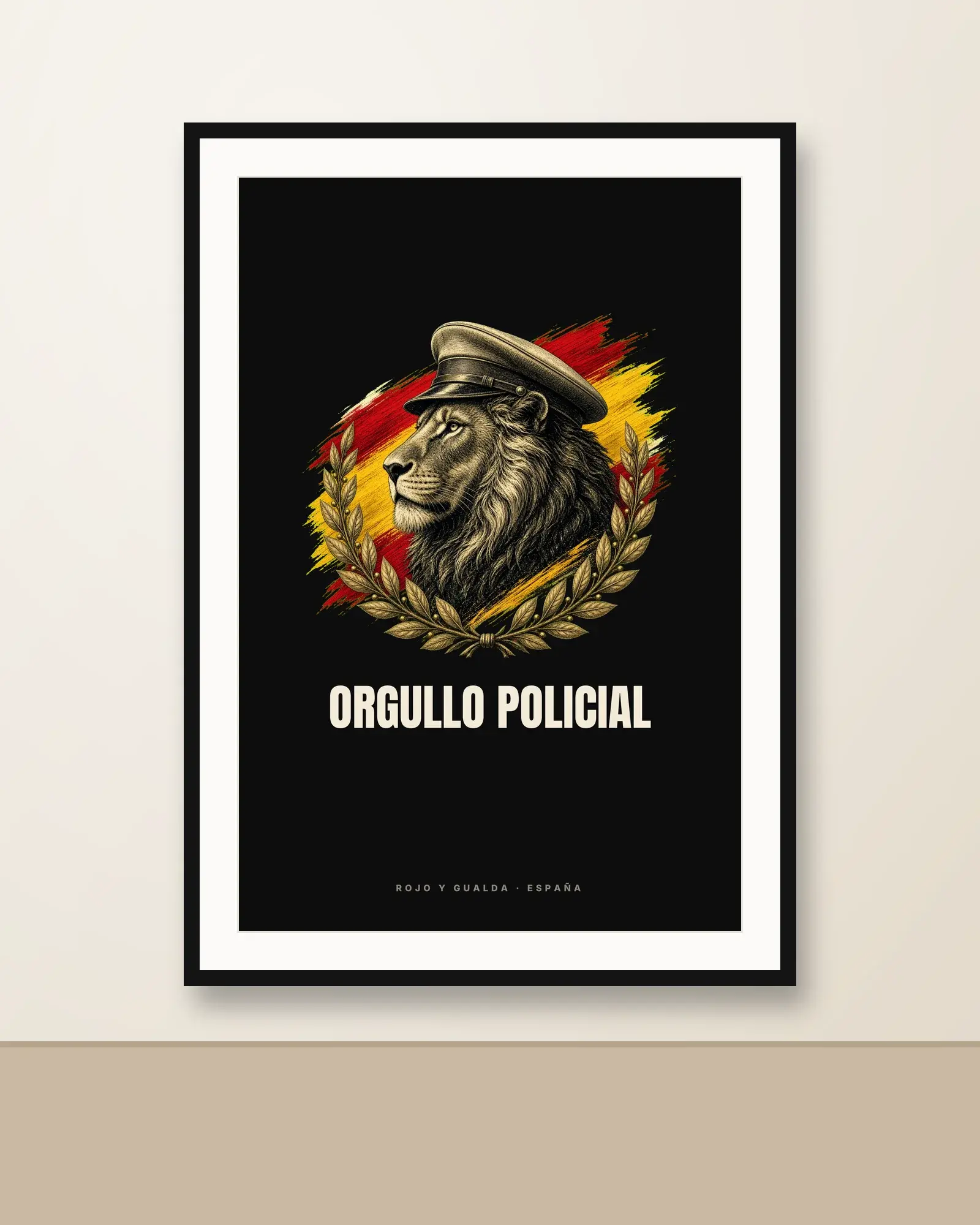 Orgullo Policial · Arte — Lámina enmarcada